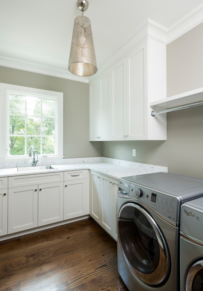 Inspiration for a transitional laundry room in Charlotte.