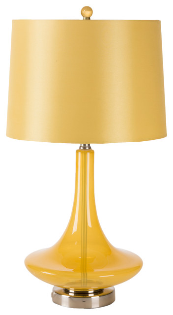 mustard yellow table lamps