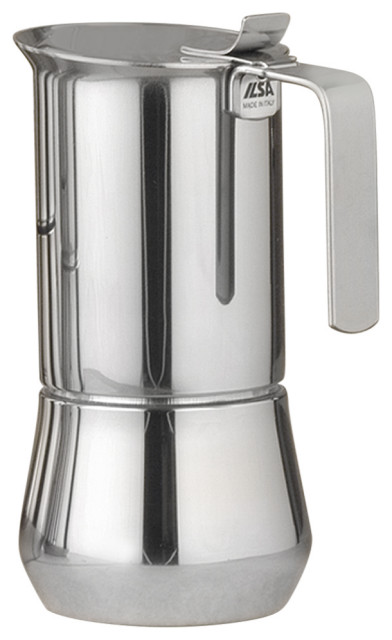 ILSA Stainless Steel Stove Top, 3-Cup - Modern - Coffee Makers - by la  pavoni | Houzz