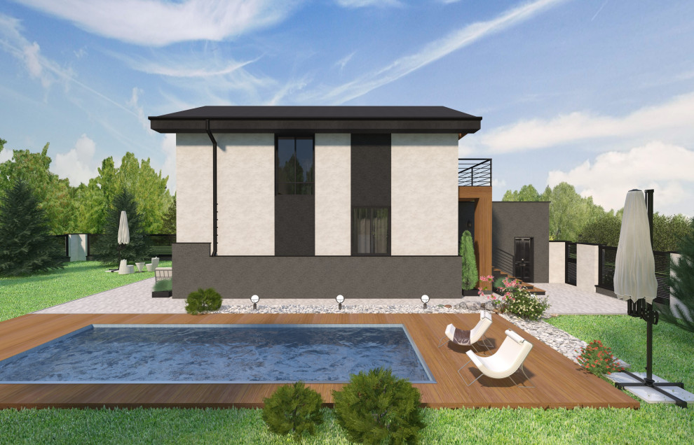 Дом для узкого участка