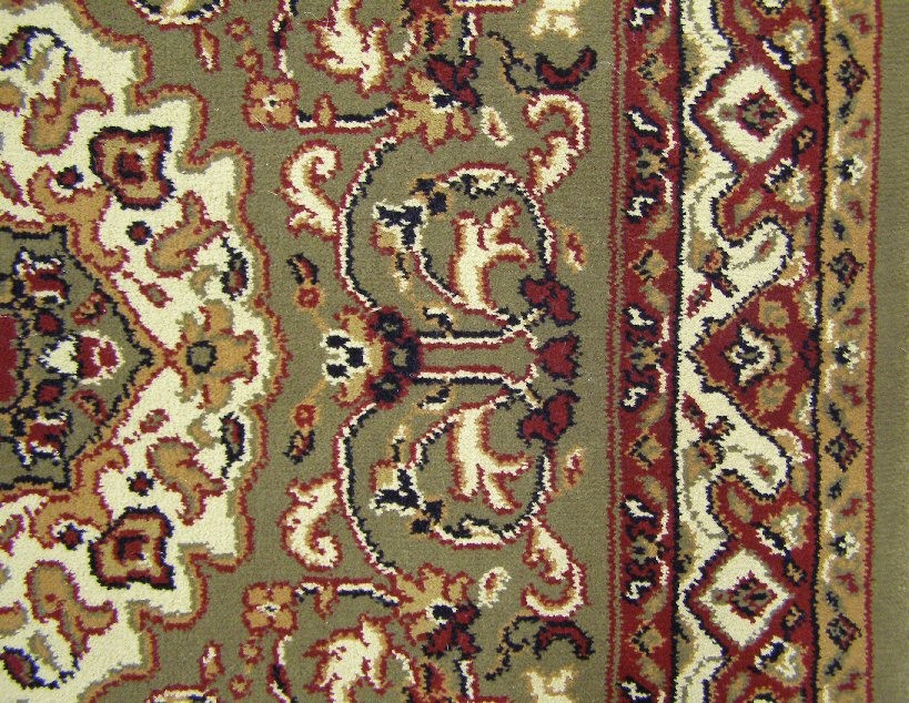 Persian Classics Traditional Stair Runner Green, 27"x1' Rug Runner, 27