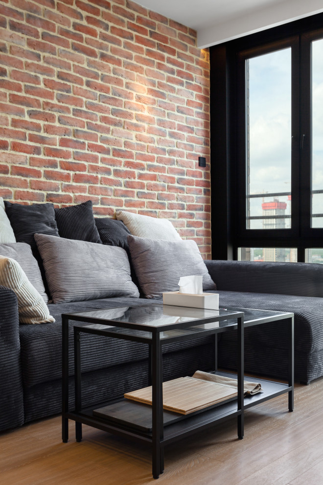 Сканди + лофт = уютная квартира для молодой семейной пары