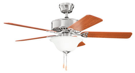 Kichler Renew Select ES 50" Indoor Ceiling Fan 5 Blades Brushed Stainless Steel