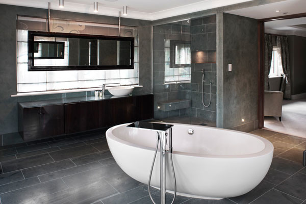 Armourcoat polished plaster contemporary-badrum