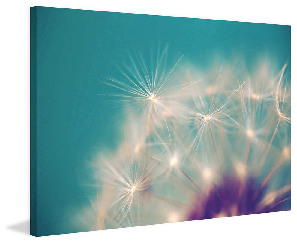 "Dandelion Puffs" Painting Print on Wrapped Canvas, 45"x30 ...