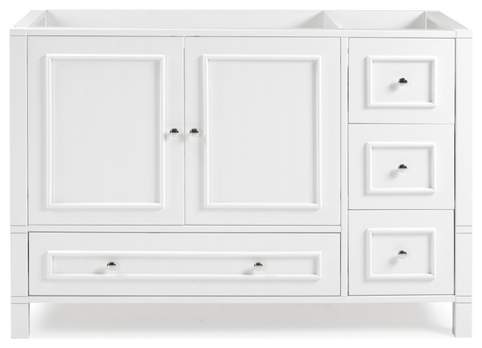 Williamsburg 30"W Vanity Only, 48" Transitional Bathroom