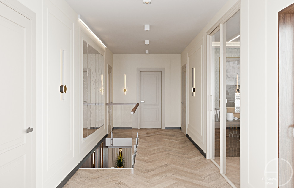 Дизайн интерьера загородного дома. Поселок Зеркальный 250 м2