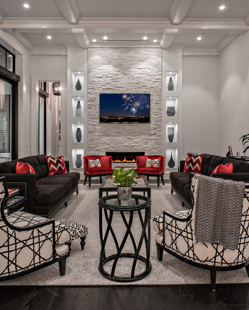 Coastal Contemporary - Transitional - Living Room - Miami - by Joy R ...