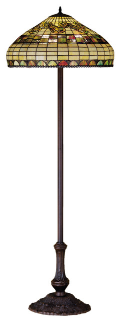 63H Tiffany Edwardian Floor Lamp