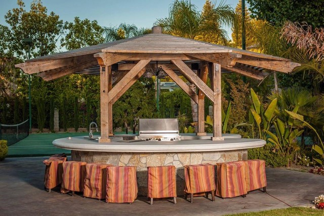 Landscape Projects rustic-kitchen