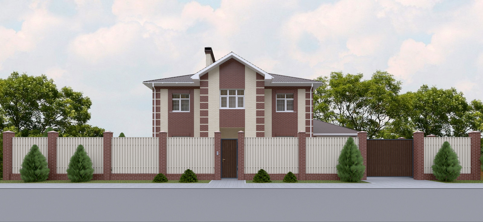 Благоустройство участка загородного дома