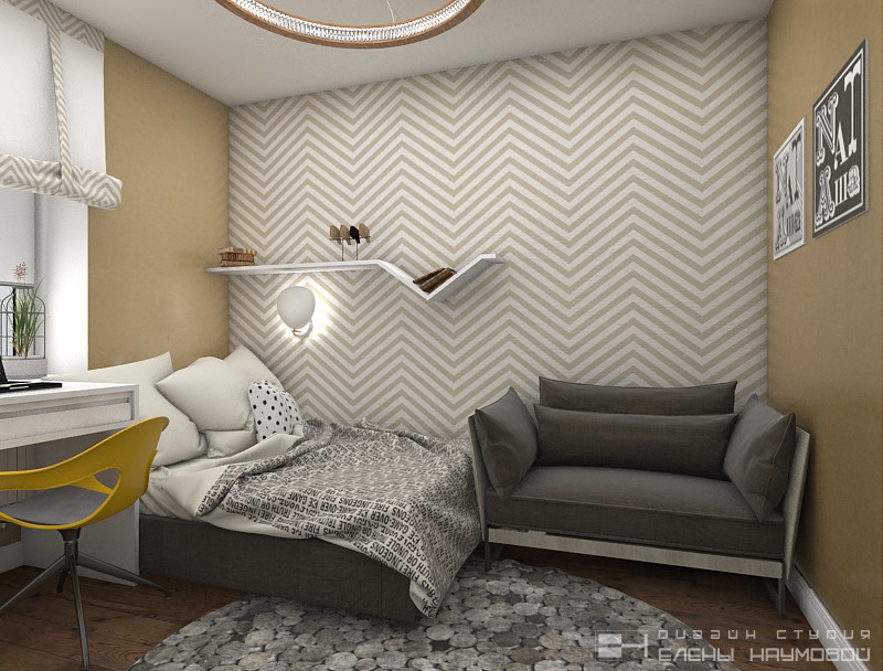 Проект 03 | Квартира для молодого отца с дочкой  | общая площадь 93 кв.м.