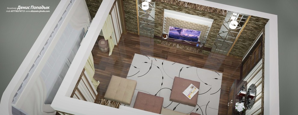 Дизайн интерьера квартиры (для семьи с одним ребенком)