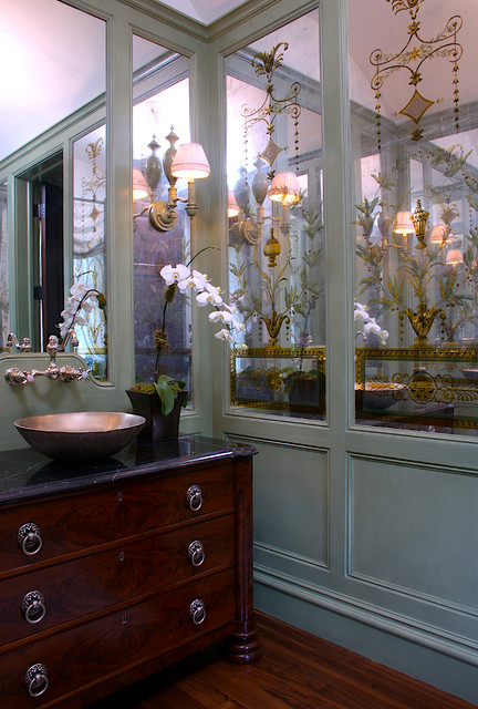 Shingle Style Waterfront maritim-gaestetoilette
