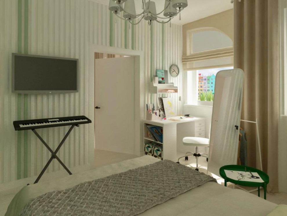 Комната девочки подростка. Кемерово. Лесная поляна