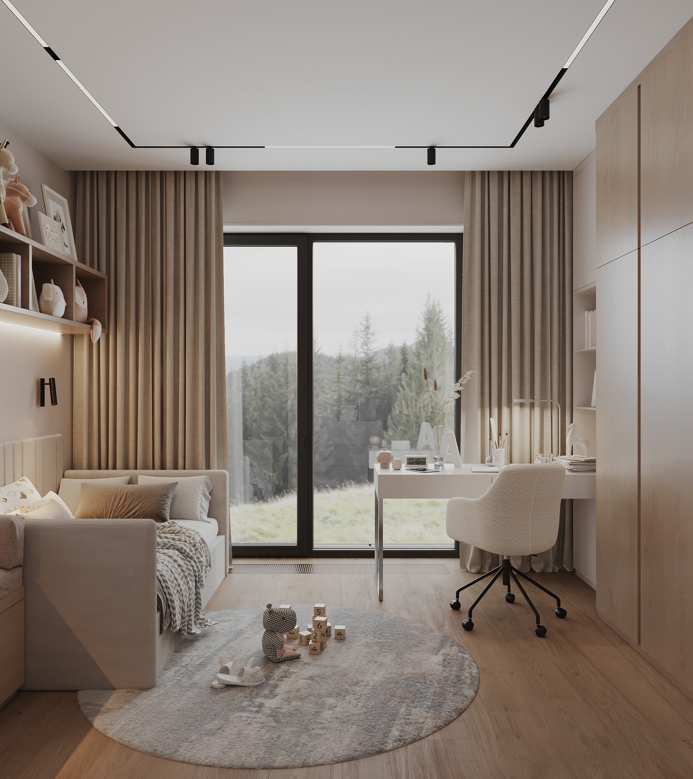 Интерьер дома в КП Урман