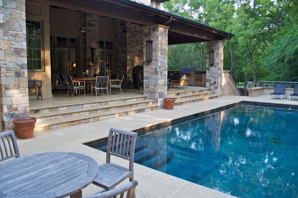 Inspiration for a modern pool in Charlotte.