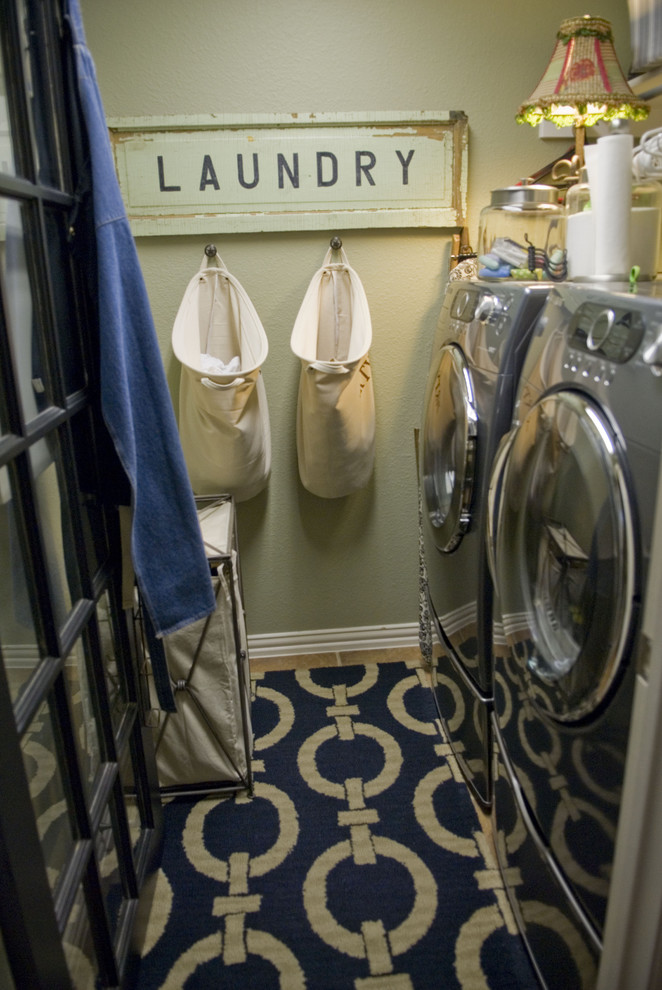 Esempio di una lavanderia classica