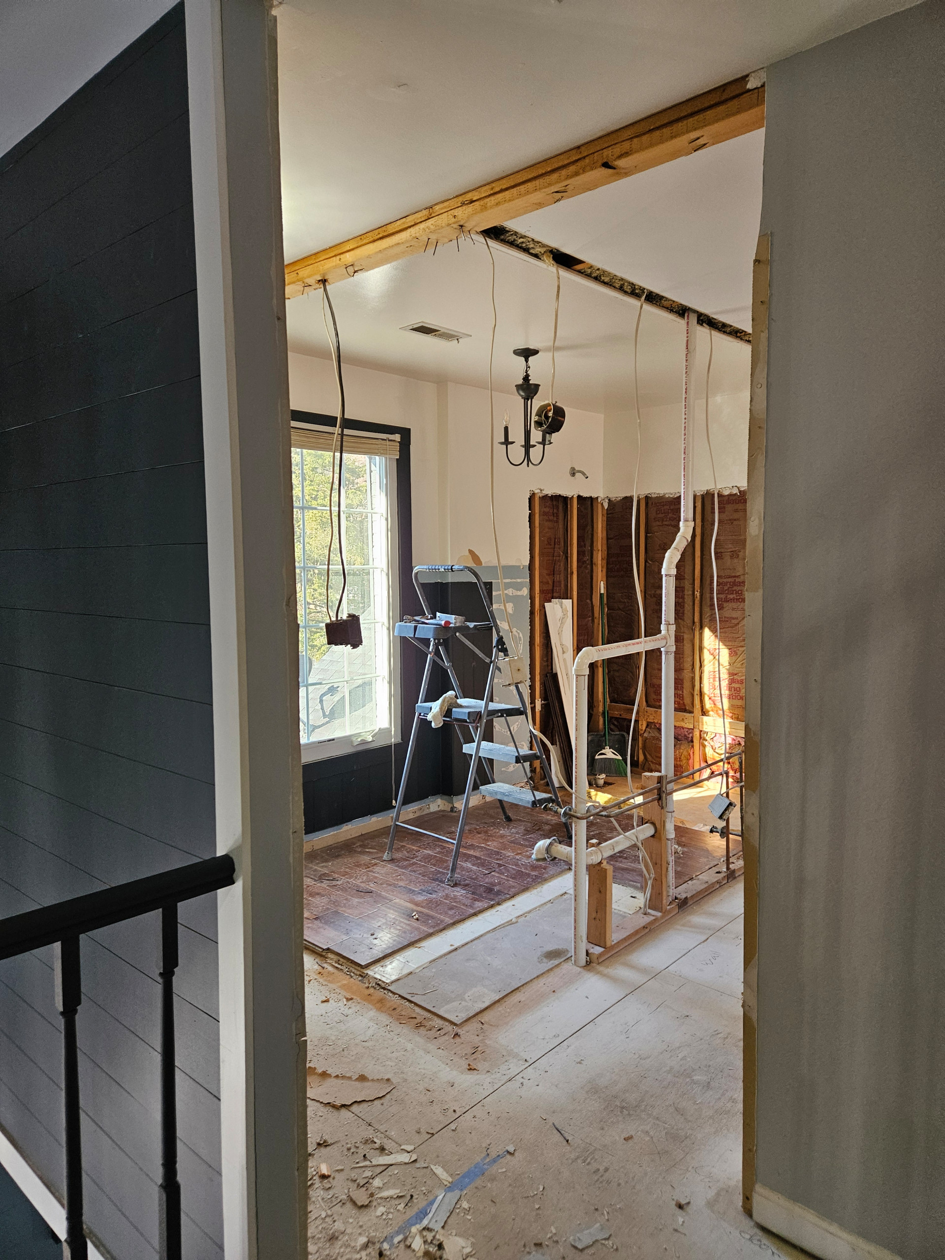 Minimalist Green Bathroom Remodel & Expansion