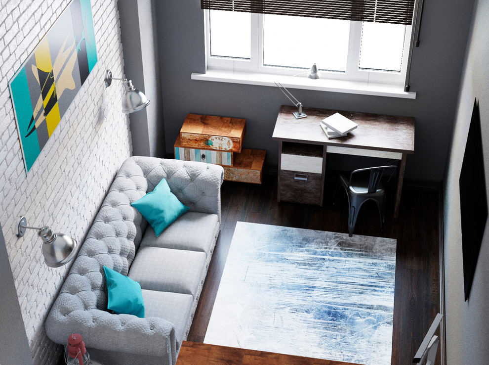 Однокомнатный модуль в стиле Лофт