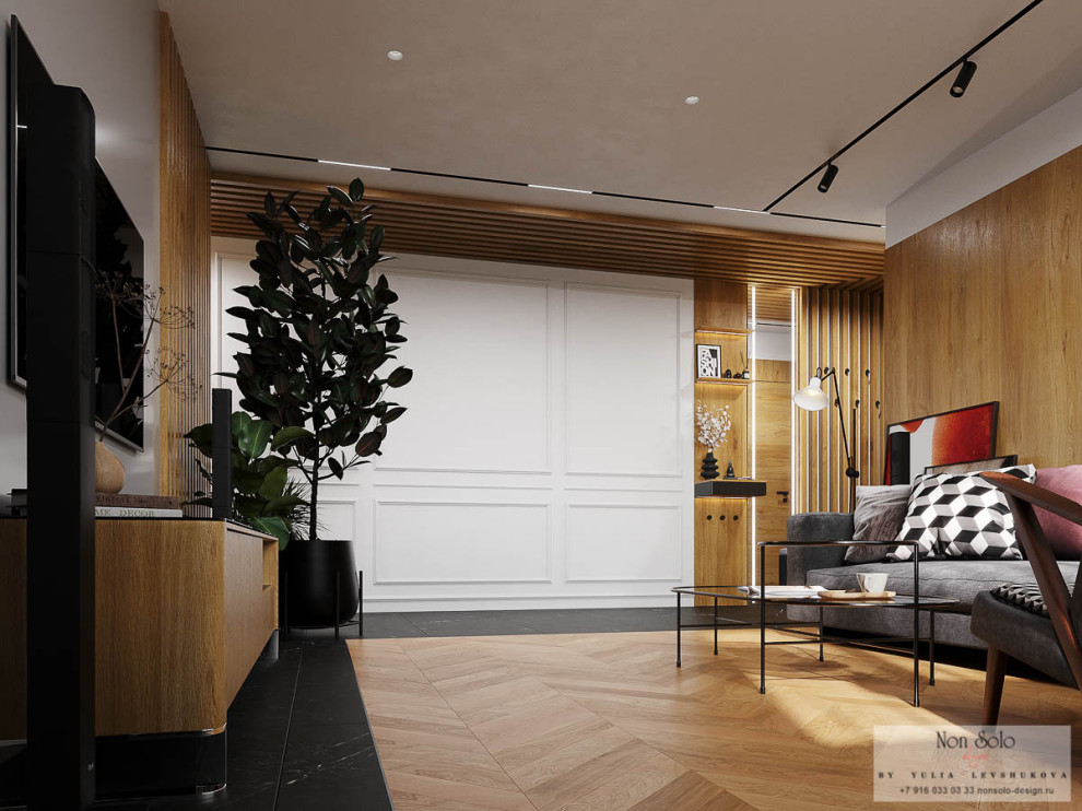 Дизайн квартиры для адвоката 54 м2, ул. Люсиновская, г. Москва