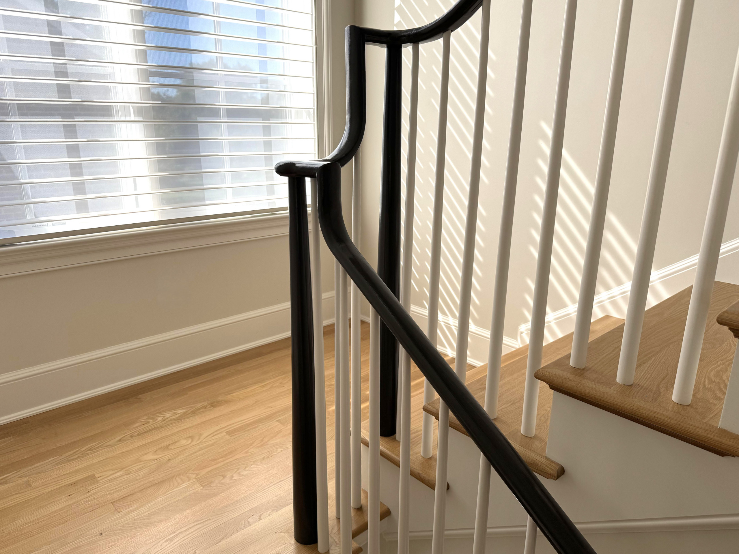 142_Airy Staircase with Over the Post Balustrade, Arlington, VA
