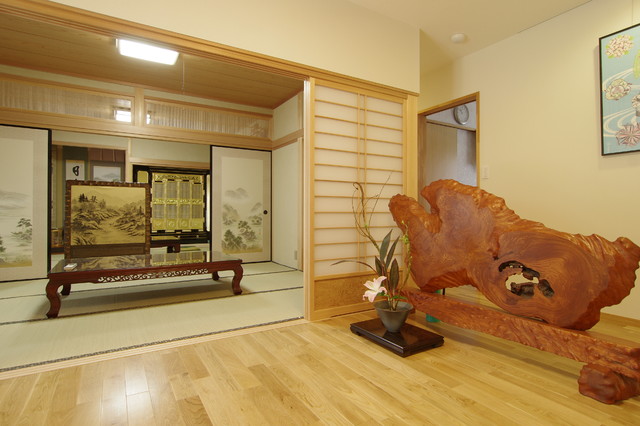 夫婦二人が心地よく暮らせる京風の平屋 asian-entry