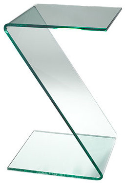 Z Shaped Glass Side Table Need Four To Ship Australia