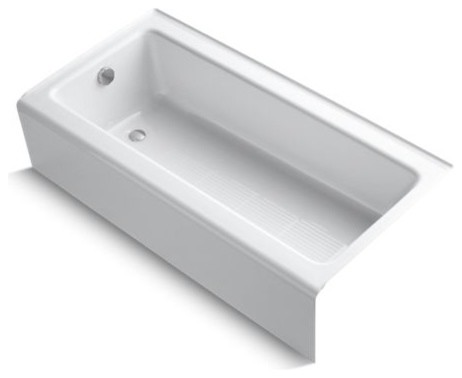 Kohler Bellwether 60" X 30" Alcove Bath w/ Left-Hand Drain, White