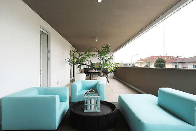 Foto d'interni attico Portovenere contemporary-deck
