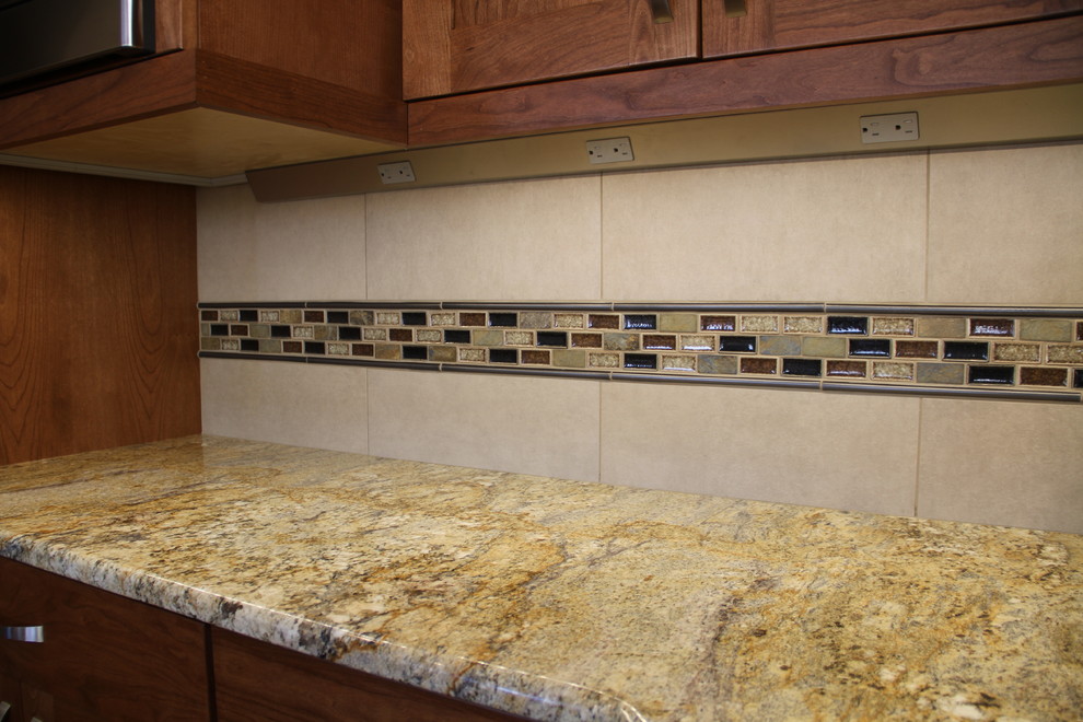 Large transitional kitchen photo in Seattle