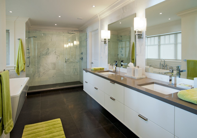 Caulfeild contemporary-badrum