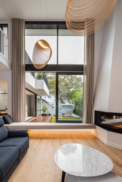 New house in Bondi Junction moderne-dagligstue