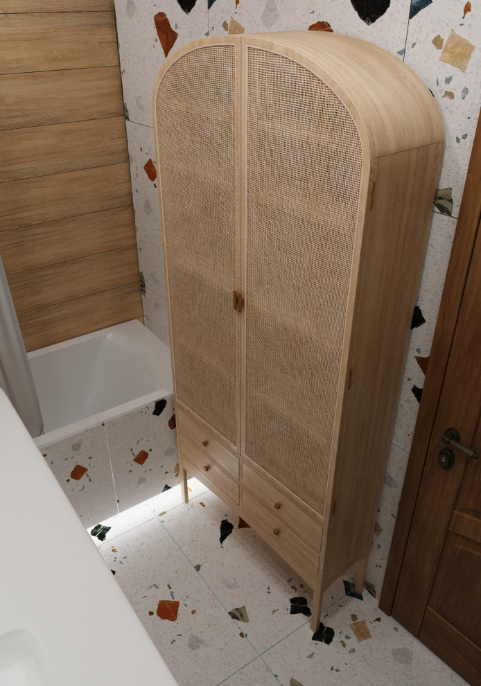 Санузел в эко стиле