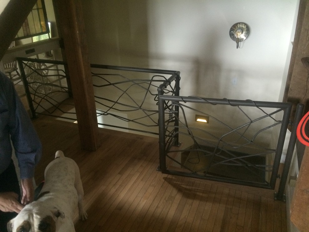 Home design - rustic home design idea in Indianapolis