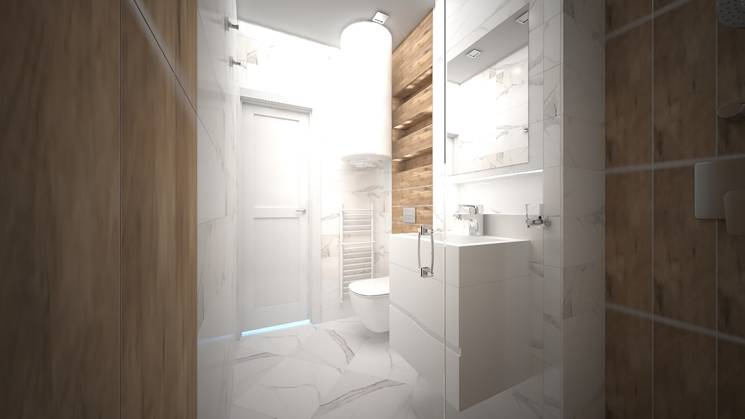 3D visualization of a bathroom