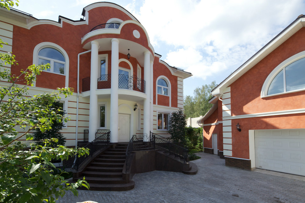 Фасад дома в Подмосковье