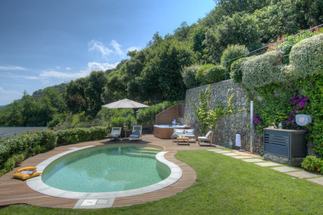 Vedo l'isola middelhavsstil-pool