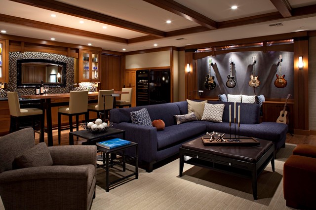 Lake Washington Man Cave - Modern - Wohnzimmer - Seattle - von Menter