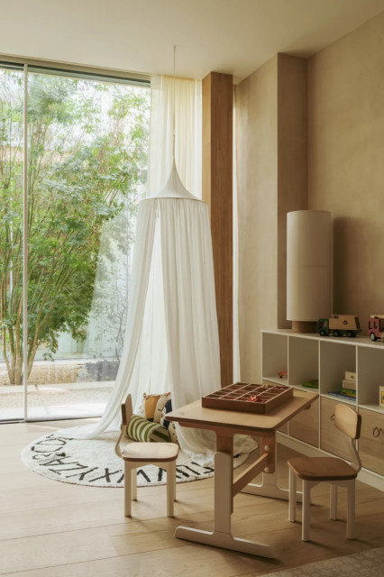 Japanese Inspired Minimal Living New Build Family Home modern-kids