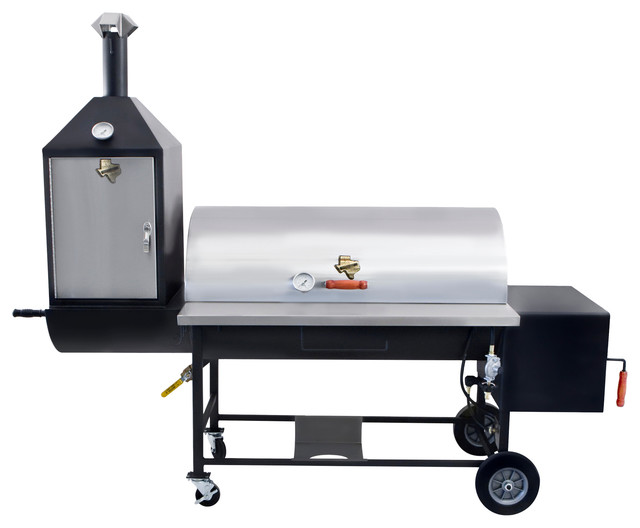 Ultimate Smoker Pit With Upright Smoker Contemporary Smokers by Pitts & Spitts