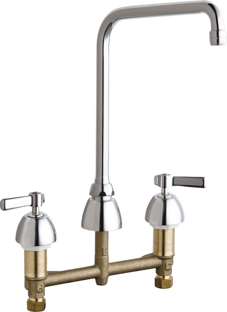 Chicago 201 Aha8abcp Manual And Metering Faucet Contemporary