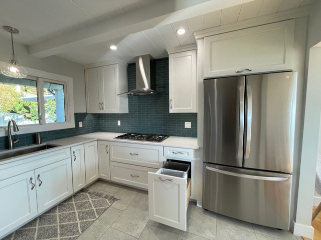 El Cerrito Hills Bright and Brick Kitchen