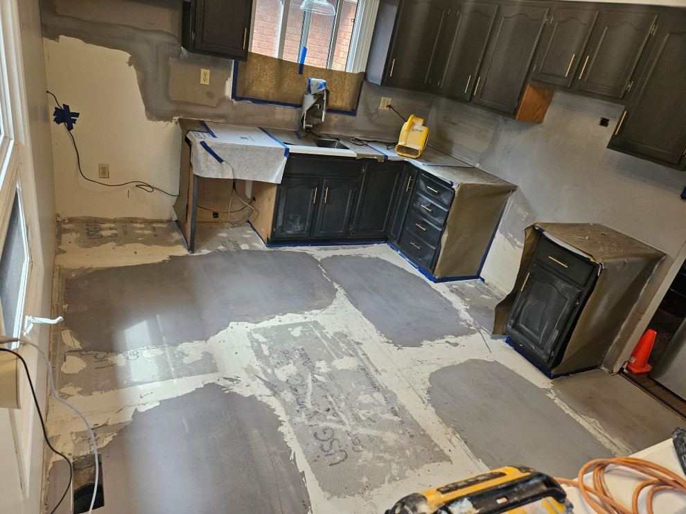 Kitchen Remodel (Floors & Backsplash)