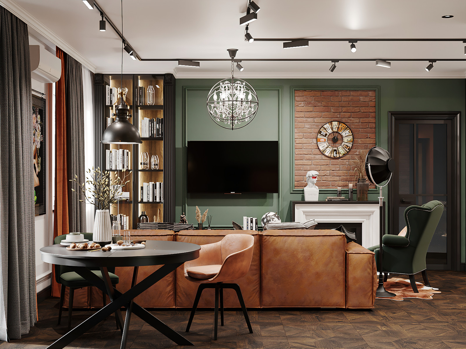 Квартира в английском стиле