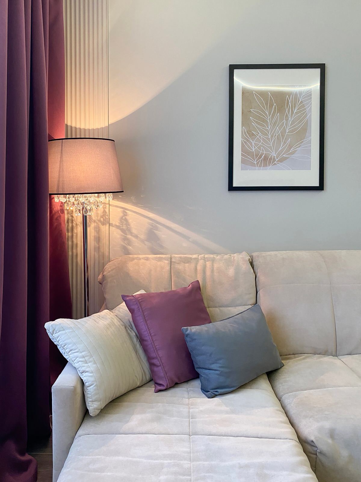 Реализованный проект гостиной