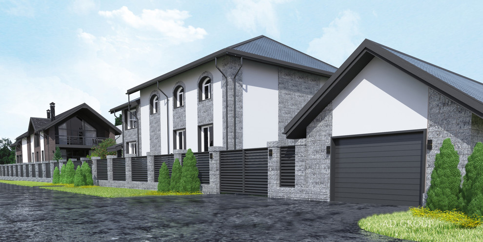 Ландшафтный дизайн участка и архитектурный проект дома. "Плеханово"