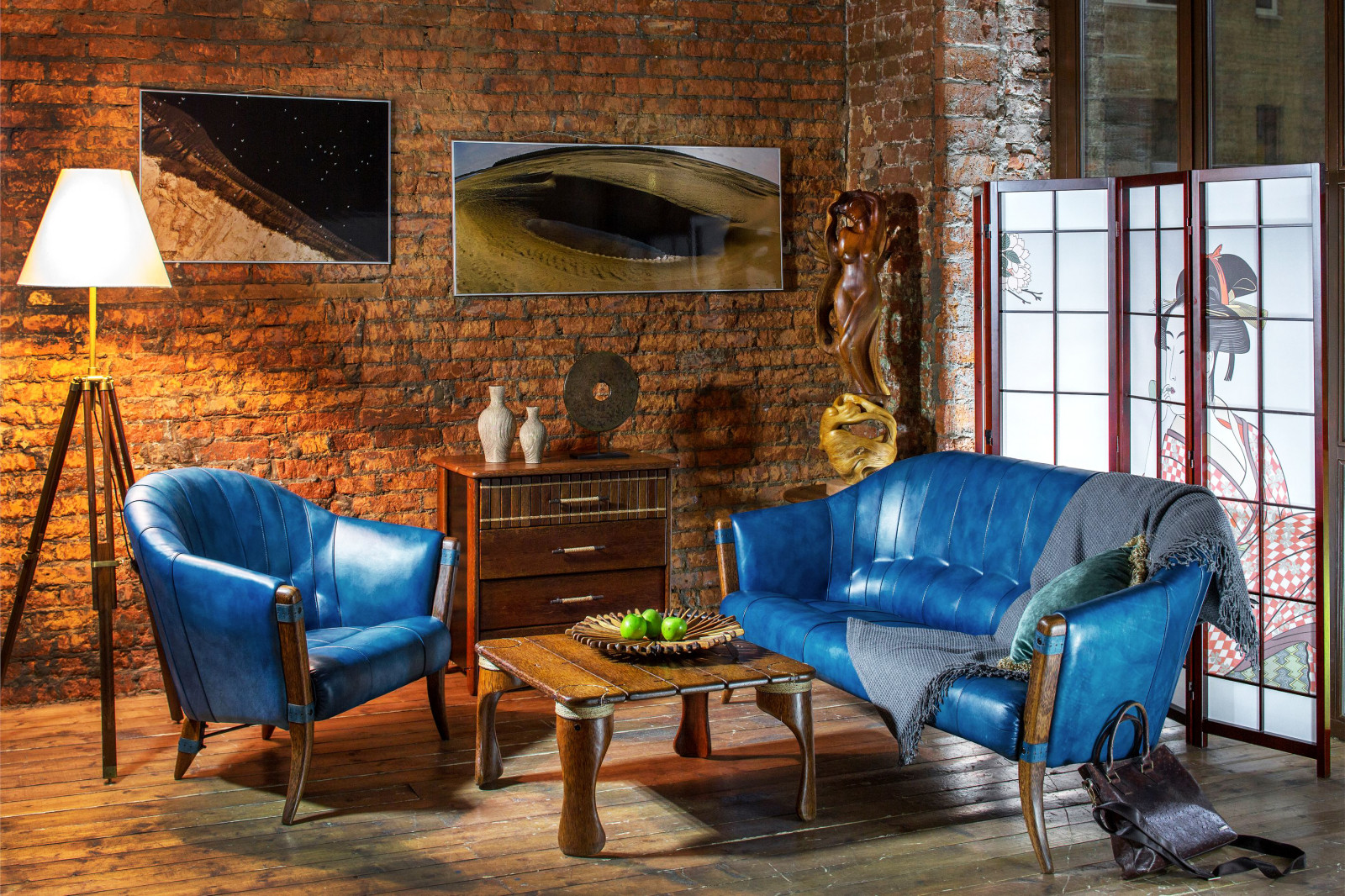 Квартира с различным сочетанием стилей.