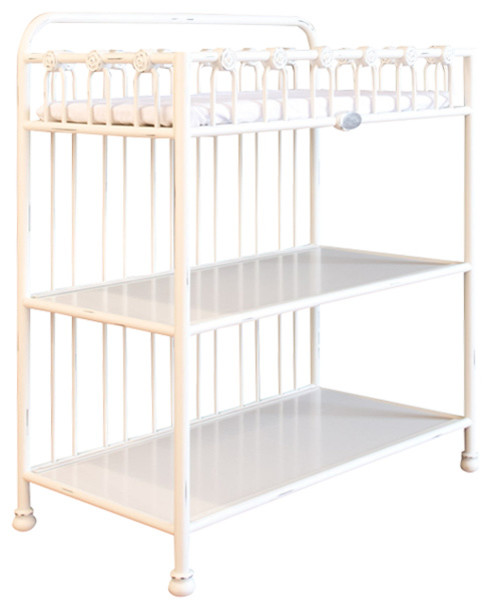 Joy Changer Distressed White Traditional Changing Tables By Joy Changer Distressed White