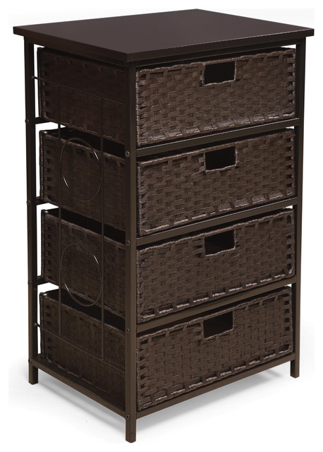 Badger Basket Co August Collection Tall 4 Storage Unit Badger Basket Co August Collection
